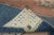 1970s Vintage Turkish Handmade Wool Cotton Blue Area Rug For Sale In San Francisco - Image 6 of 11