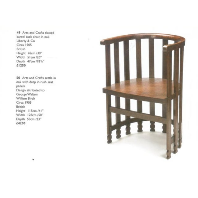 1905 Liberty & Co Mahogany Spindle Chairs Set of 2 Chairish