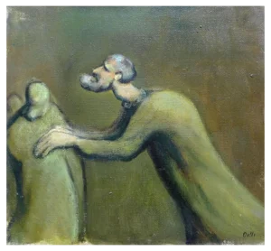 Biruta Delle, Blind, 1989, Oil on Canvas