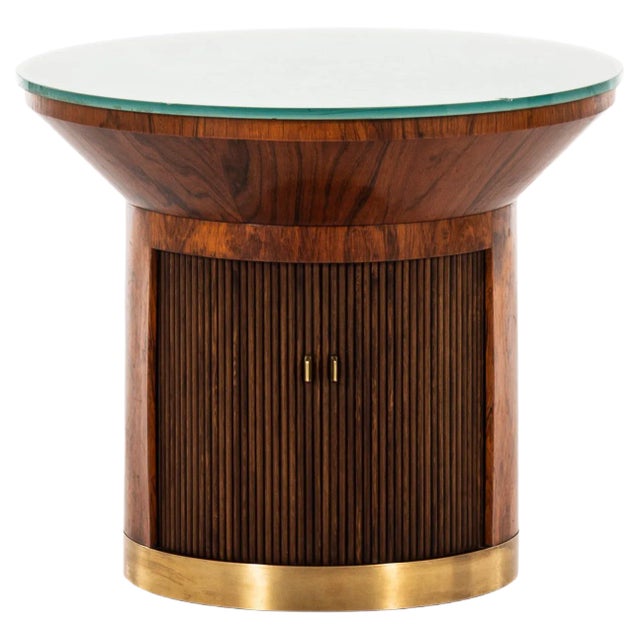 Danish Rosewood Coffee Table or Bar Cabinet by Ernst Kühn for Lysberg Hansen & Therp, 1930s For Sale