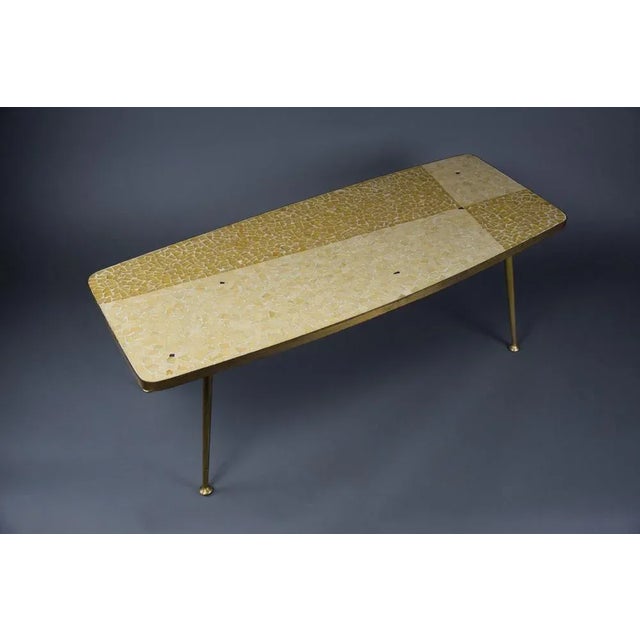 1960s Mid-Century Modern Yellow Coffee Table by Berthold Müller, 1960 For Sale - Image 5 of 10