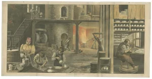 After Eschner, The Art of Porcelain Making in the 19th Century, 1895, Print