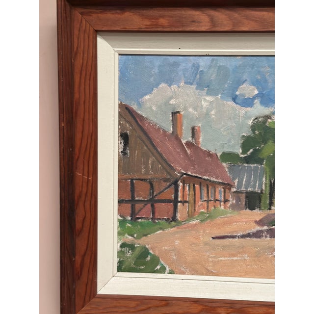 Henry Mayne, Skånemotiv, 1960s, Oil on Panel For Sale - Image 7 of 18