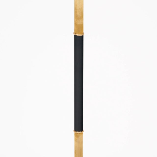 Metal Italian Mid-Century Floor Lamp in the Manner of Stilnovo For Sale - Image 7 of 9