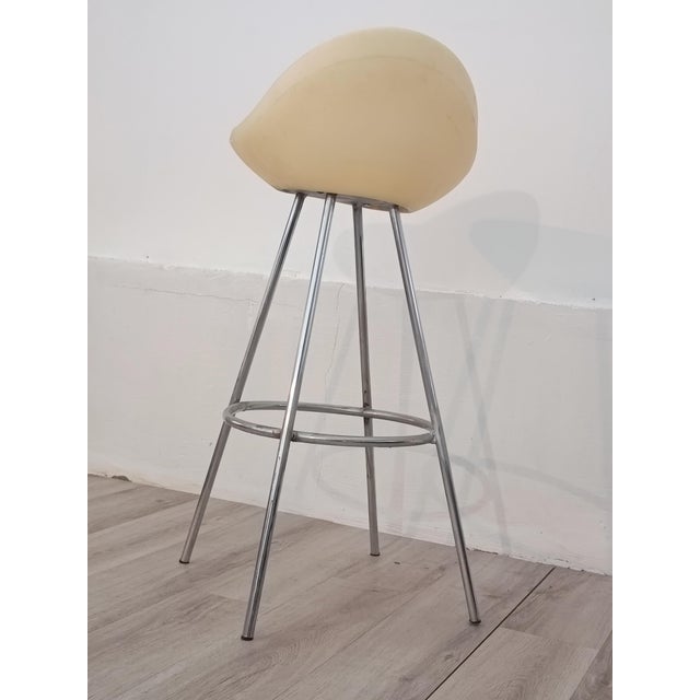 1970s Vintage Bar Stool by Roberto Foschia, 1970s For Sale - Image 5 of 13