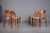 Model 71 Dining Chairs in Dedar Fabric by Niels Otto Møller for JL Møllers, 1950s For Sale - Image 10 of 11