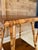 Victorian Antique Scorched Bamboo Two-Tier Side Table With Wood Shelves For Sale - Image 3 of 12