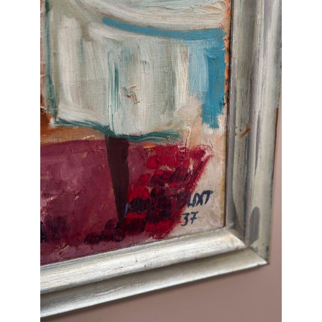 Carl Magnus Lindqvist, Summer Cottage, 1960s, Oil on Canvas, Framed For Sale - Image 10 of 18