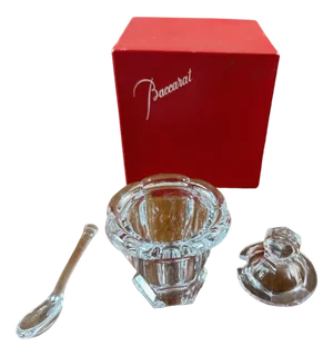 Mustard Pot with Lid from Baccarat