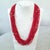 Lovely, vintage multi strand glass beaded necklace