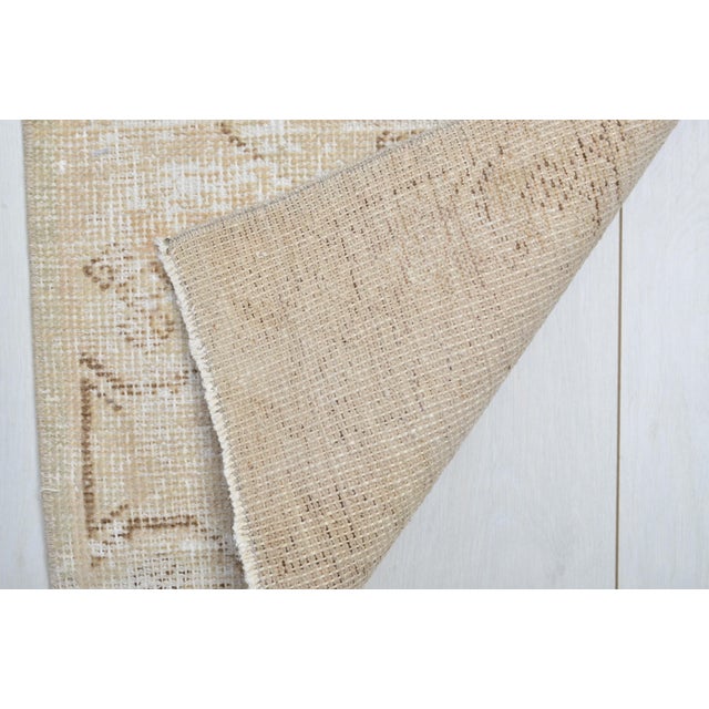 Vintage Anatolian Wool Carpet For Sale - Image 4 of 5