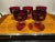 Luminarc Verrerie Darques France Ruby Red Champagne Coupe Glasses, 1970s, Set of 5 For Sale - Image 7 of 7