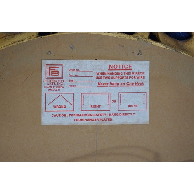 Friedman Brothers Model 6475 Adams Style Mirror For Sale - Image 12 of 12