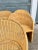 Tan Modern Wicker Barrel Chairs | Set of Six For Sale - Image 8 of 12