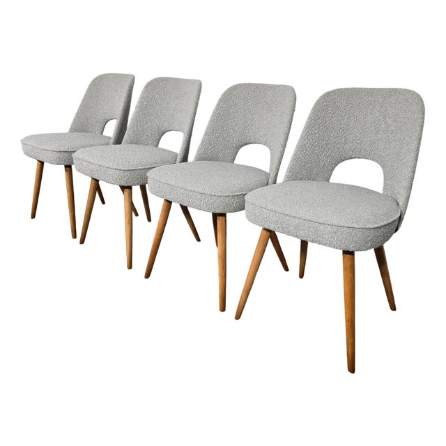 Dining Chairs by Oswald Haerdtl for Ton, 1950s, Set of 4 For Sale