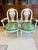 1960s 20th-Century Louis XVI Style Neoclassical Armchairs, Newly Reimagined – Thibaut Katsura in Emerald For Sale - Image 5 of 12