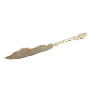 Art Nouveau Rogers & Bro A1 Columbia Twisted Handle Master Butter Knife