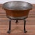 Swedish Copper Washtub on Wrought Stand, C.1890 For Sale In Savannah - Image 6 of 9