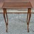 Wood Mid 20th Century French Empire Style Mahogany and Glass Top Insert Side Table For Sale - Image 7 of 8