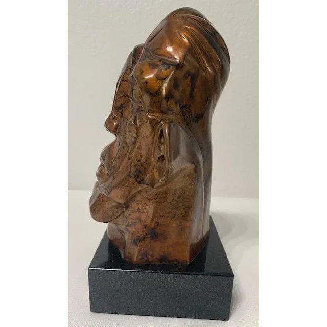 "The Boxer" Contemporary Bronze Bust For Sale - Image 4 of 13