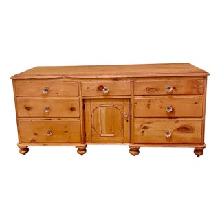 Early 19th Century English Pine Sideboard or Dresser For Sale