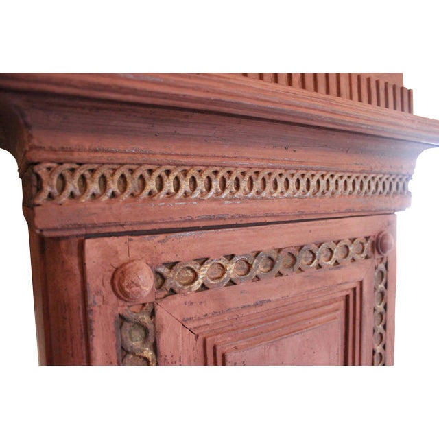 Antique Danish Gustavian Painted Longcase Clock For Sale - Image 5 of 8