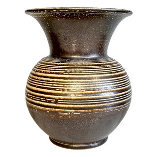 Large Hand-Crafted Ceramic Art Vase from Wekara, Germany, 1960s For Sale