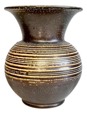 Large Hand-Crafted Ceramic Art Vase from Wekara, Germany, 1960s
