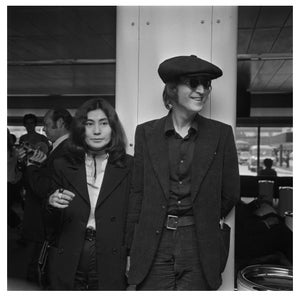 'Lennon and Ono at Heathrow' Unframed Archival Pigment Print