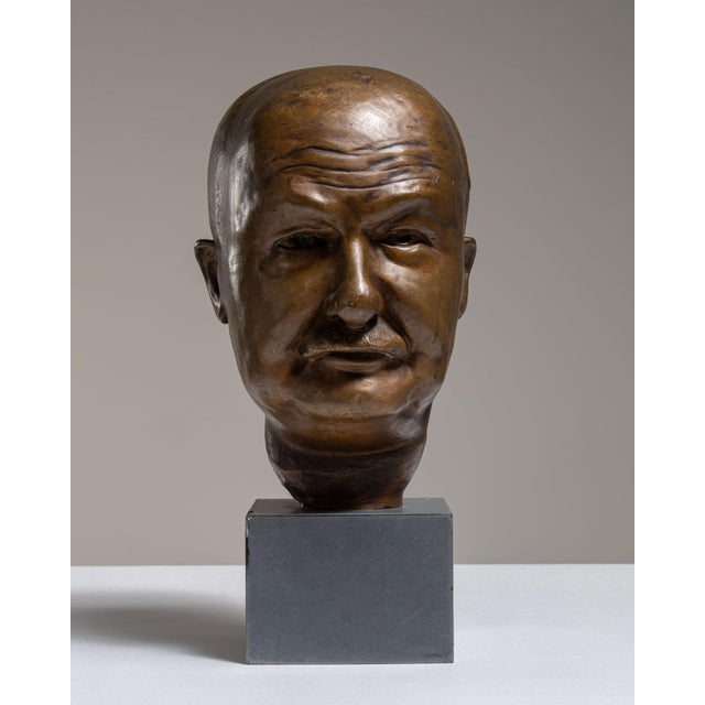 Metal Early 20th Century Belgium Chocolate Bronze Sculpture For Sale - Image 7 of 15