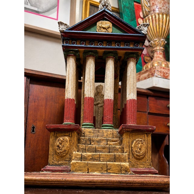 Grand Tour Neoclassical Architectural Model of Ptolemaic Egyptian Temple Dedicated to Horus For Sale - Image 11 of 17