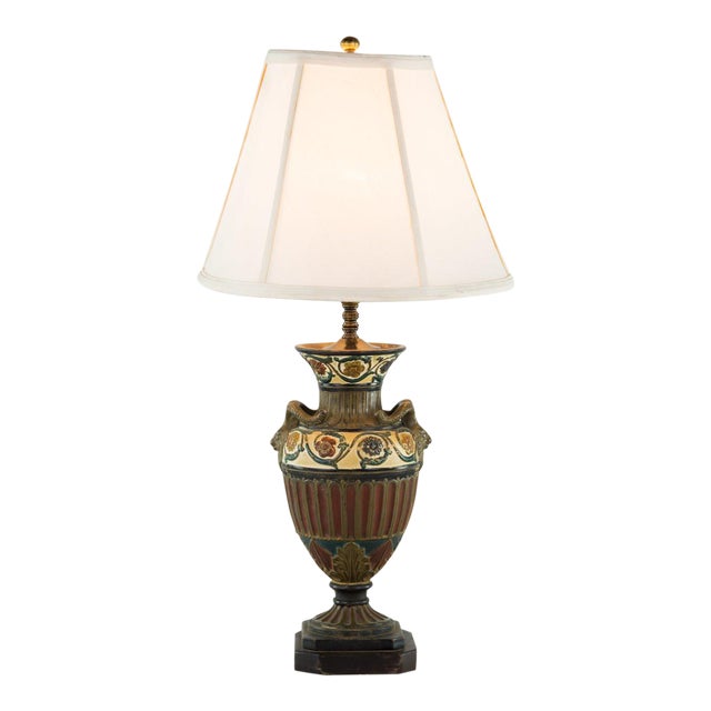French Ceramic Urn Form Table Lamp Chairish