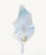 Metal 1980s Large Blue Murano Glass Leaf Sconces - A Pair For Sale - Image 7 of 10
