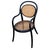 Victorian Early 20th Century Children Size Vienna Secession Bent Oak & Cane Bistro Armchair Attributed to Thonet No.016 For Sale - Image 3 of 6