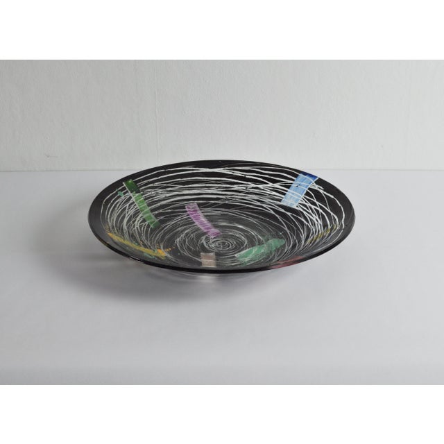 Vintage Hand Painted Plate by Peter Stuhr, Denmark, 2000s For Sale - Image 4 of 8