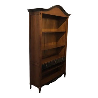 1990s Italian Handcarved Wooden Bookcase For Sale