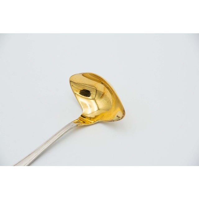 Silver Sauce Spoon for Ambidextrous Users, in Good conditions. Designed 1980 to 1989