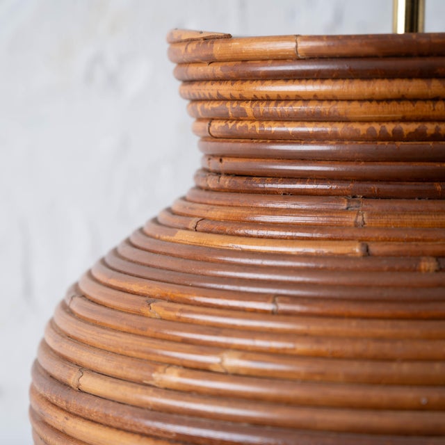 1970s Pencil Reed Lamp, 1970s For Sale - Image 5 of 8
