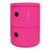 Kartell Componibili 2-Tier Modern Storage Cabinet, Hot Pink, Italy For Sale