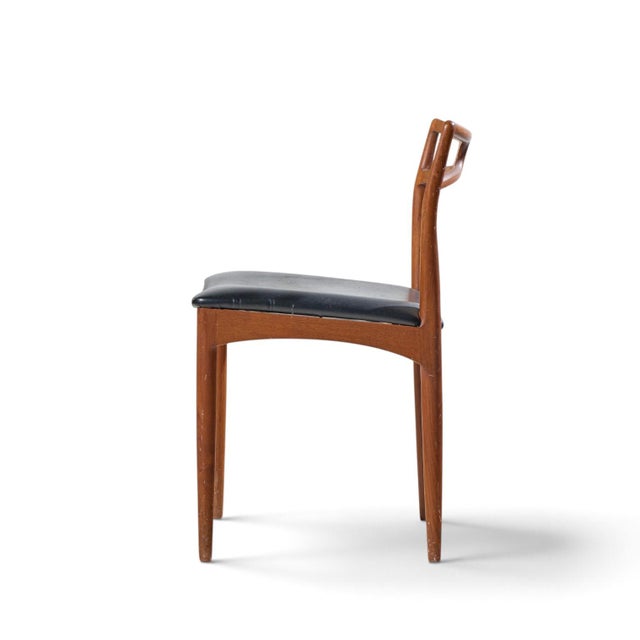 Johannes Andersen for Christian Linneberg Model 94 Mid Century Danish Teak Dining Chairs - Set of 4 For Sale - Image 9 of 17