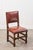 Set of 10 | English Cromwellian Style Oak Bobbin Stretcher Base Dining Chairs With Leather Upholstery (C. 1920) For Sale - Image 9 of 10