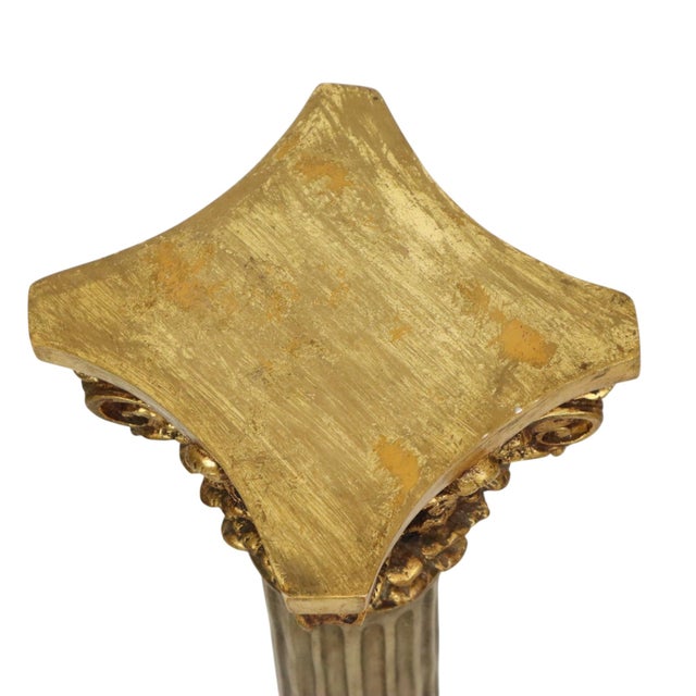 Baroque Style Gilt Resin Column, 20th Century For Sale - Image 13 of 17