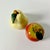 1980s Vintage Portuguese Arts & Crafts Majolica Fall Pear & Apple Salt and Pepper Shakers - Thanksgiving For Sale - Image 13 of 14