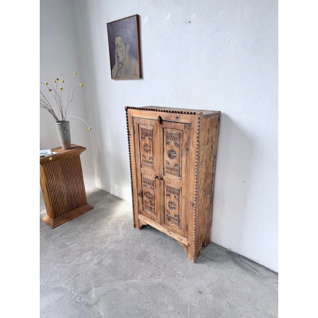 Small Folk Art Cabinet, 1960s For Sale - Image 9 of 18