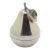 Vintage Italian Handmade Genuine Silver Rare Pear Shaped Pill Snuff Trinket Box For Sale