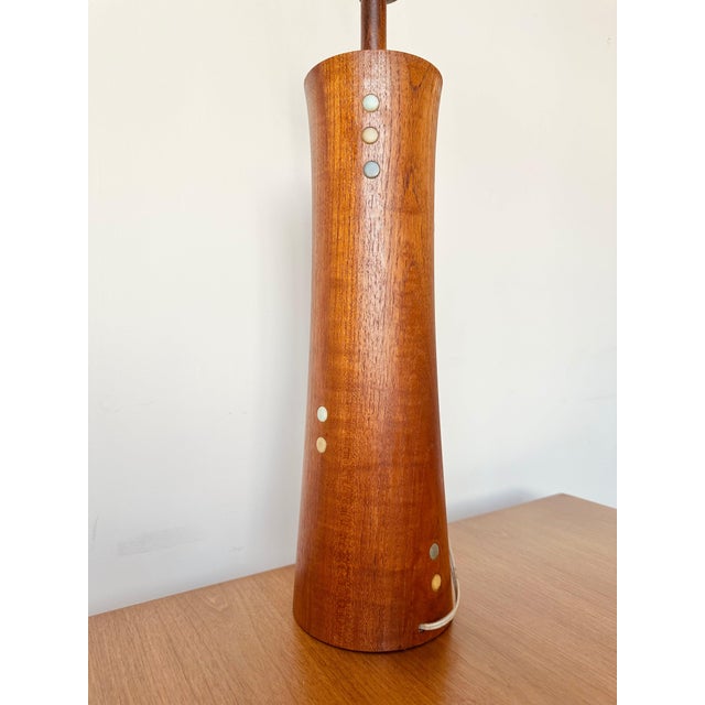 Rare mid-century Gordon and Jane Martz table lamp produced for their brand Marshall Studios, Veedersburg, Indiana, c....