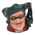 Royal Doulton Dick Turpin D6535 English Ceramic Small Character Jug For Sale