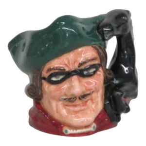 Royal Doulton Dick Turpin D6535 English Ceramic Small Character Jug