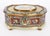 Gemstone Antique French Porcelain-Mounted Champlevé and Onyx Casket, 19th Century For Sale - Image 7 of 18
