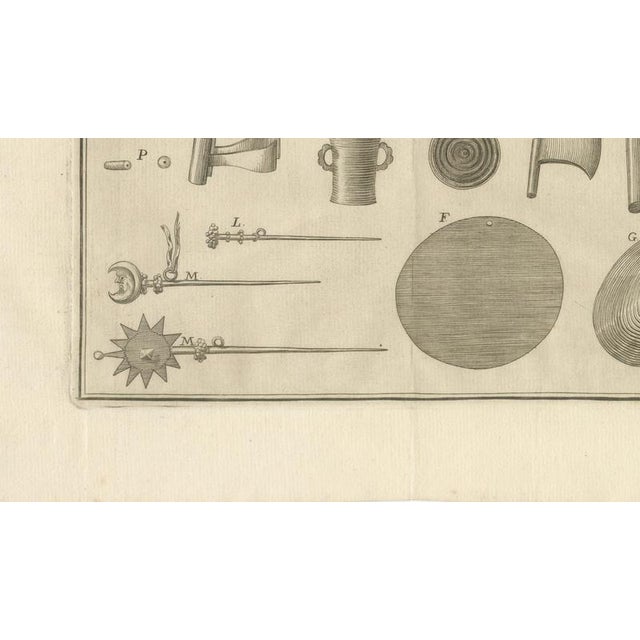 Antique Engraving of Inca Antiquities from Peru by Jorge Juan & Ulloa, 1748 For Sale - Image 5 of 9